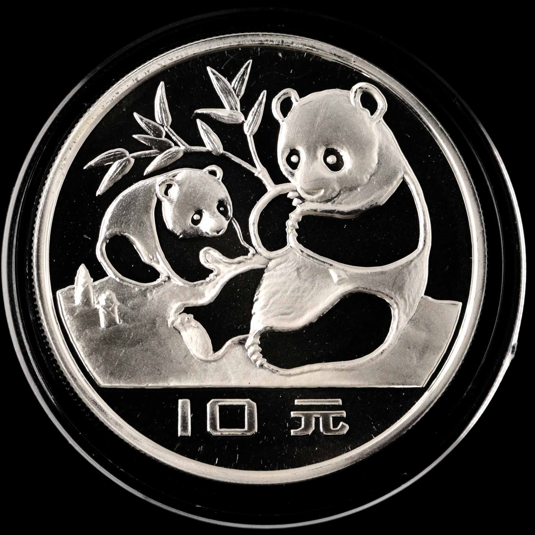 1983年27克熊猫银币