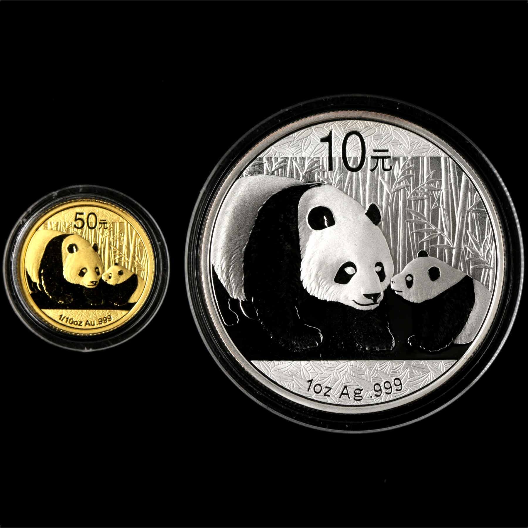 2011年熊猫金银币