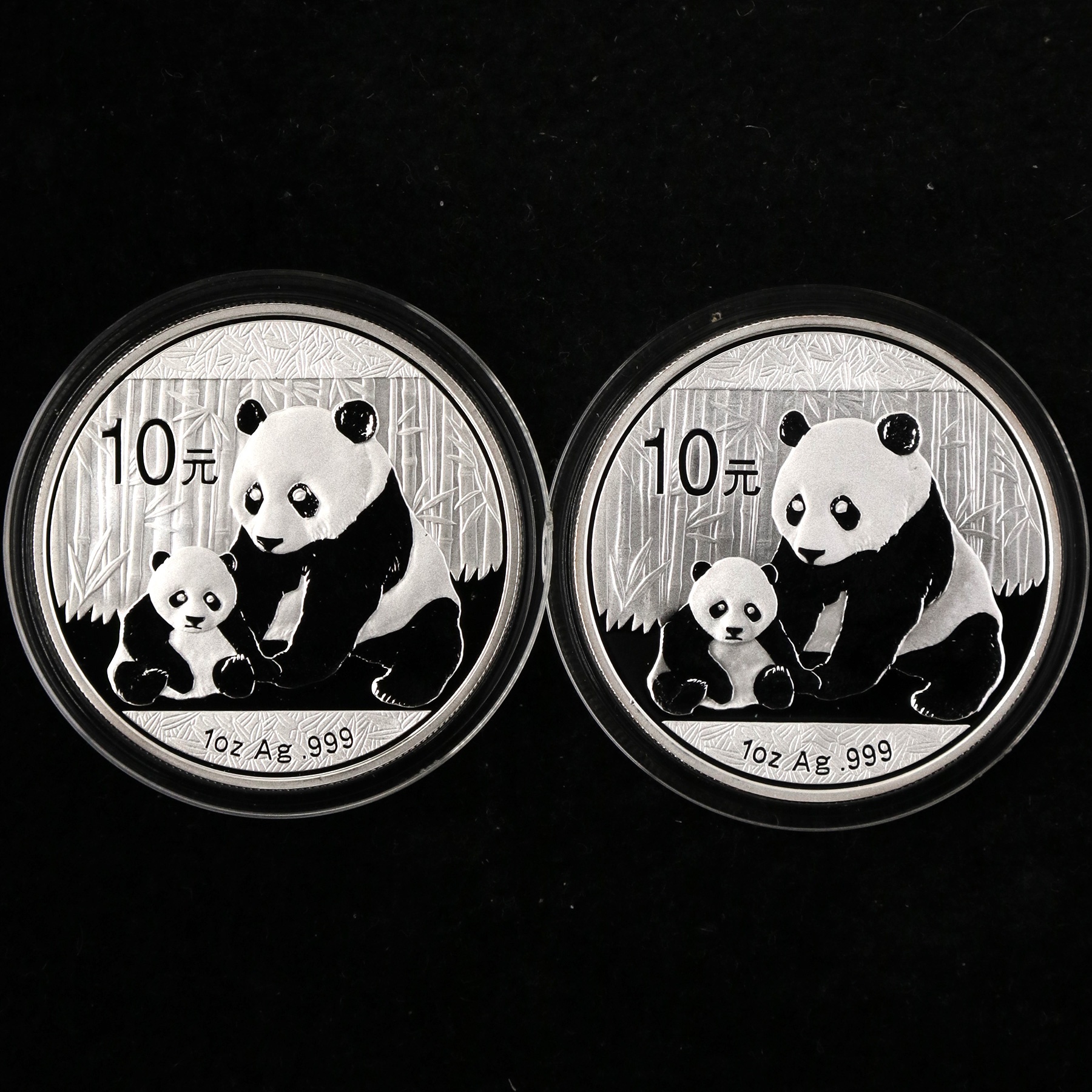 2012年1盎司熊猫银币