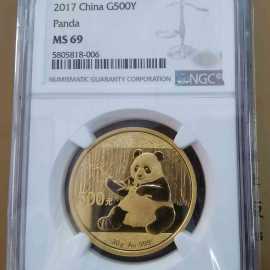 2017年30克熊猫金币