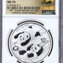 2022年30克熊猫银币