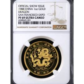 1988年1盎司美国旧金山国际钱币展金章