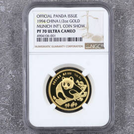 1994年1/2盎司德国慕尼黑国际硬币展金章
