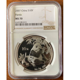 2007年1盎司熊猫银币