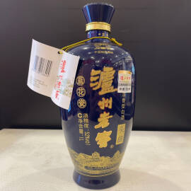 2011年泸州老窖头曲 蓝花瓷瓶 1L装 浓香型白酒