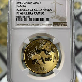 2012年1盎司熊猫金币发行30周年金币
