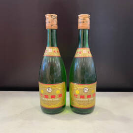 1991年竹叶青酒500mI*2瓶 清香型白酒
