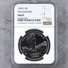 1999年美国黄石国家公园银币
