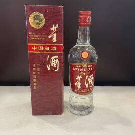 1990年董酒（奖章红董）500*1瓶 董香型白酒