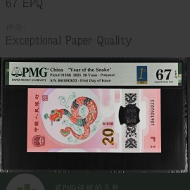 2025年贺岁蛇年纪念钞