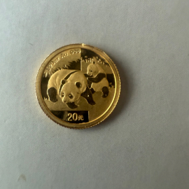 2008年1/20盎司熊猫金币