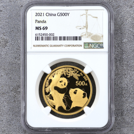 2021年30克熊猫金币