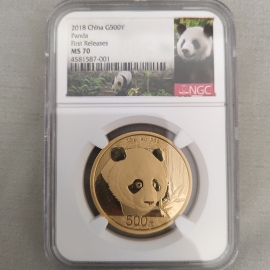 2018年30克熊猫金币