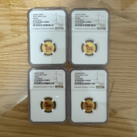 2002年1/10盎司生肖马彩金币