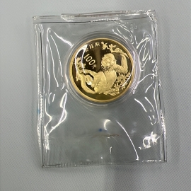 1988年1/4盎司珍稀动物第1组金丝猴金币