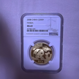 2008年1盎司熊猫金币