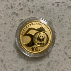 2011年1/4盎司世界自然基金会成立50周年金币