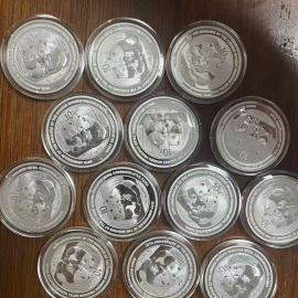 2009年1盎司贵金属发行30周年银币