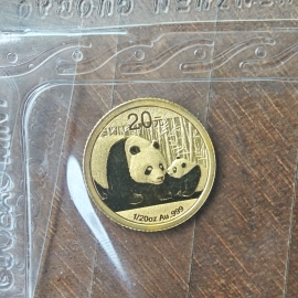 2011年1/20盎司熊猫金币
