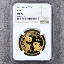 2021年30克熊猫金币