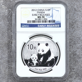 2012年1盎司熊猫银币
