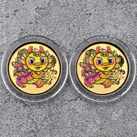 2024年3克生肖龙彩金币