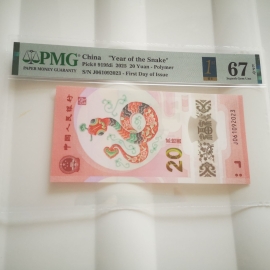 2025年贺岁蛇年纪念钞