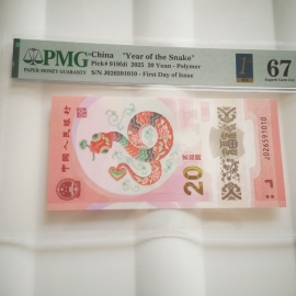 2025年贺岁蛇年纪念币钞