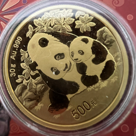 2024年30克熊猫金币