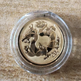 2023年2克中华传统瑞兽龙金币