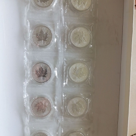 2014年加拿大枫叶投资银币