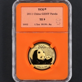 2011年1/2盎司熊猫金币