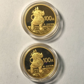 2013年1/4盎司青铜器第2组金币