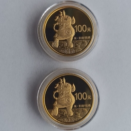 2013年1/4盎司青铜器第2组金币