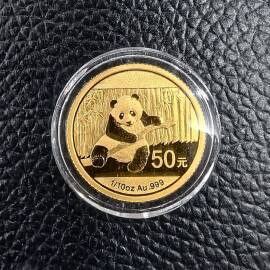 2014年1/10盎司熊猫金币