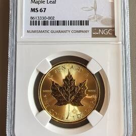 2025年加拿大1盎司枫叶金币