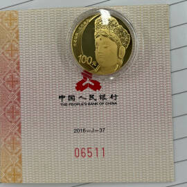 2016年8克大足石刻金币