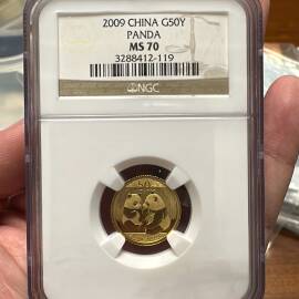2009年1/10盎司熊猫金币